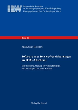Abbildung von Borchert | Software as a Service-Vereinbarungen im IFRS-Abschluss | 1. Auflage | 2025 | 11 | beck-shop.de