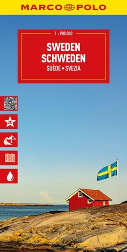 Abbildung von MARCO POLO Reisekarte Schweden 1:900.000 | 12. Auflage | 2026 | beck-shop.de