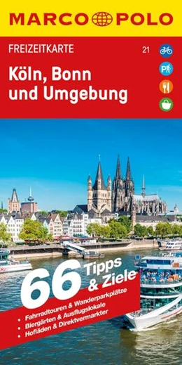 Abbildung von MARCO POLO Freizeitkarte 21 Köln, Bonn und Umgebung 1:110.000 | 3. Auflage | 2026 | beck-shop.de
