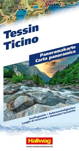 Abbildung von Hallwag Panoramakarte Tessin | 3. Auflage | 2026 | beck-shop.de