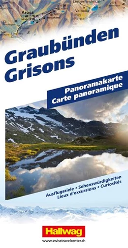 Abbildung von Hallwag Panoramakarte Graubünden | 3. Auflage | 2026 | beck-shop.de