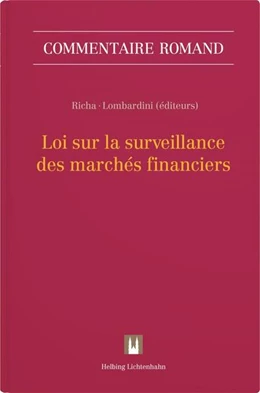 Abbildung von Richa / Lombardini | Loi sur la surveillance des marchés financiers (LFINMA)
 | 1. Auflage | 2026 | beck-shop.de