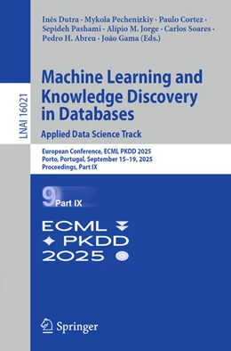 Abbildung von Dutra / Pechenizkiy | Machine Learning and Knowledge Discovery in Databases. Applied Data Science Track | 1. Auflage | 2025 | beck-shop.de