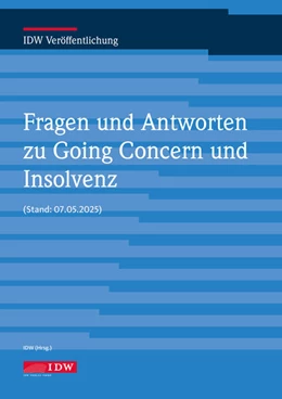 Abbildung von Fragen und Antworten: Going Concern und Insolvenz | 1. Auflage | 2025 | beck-shop.de
