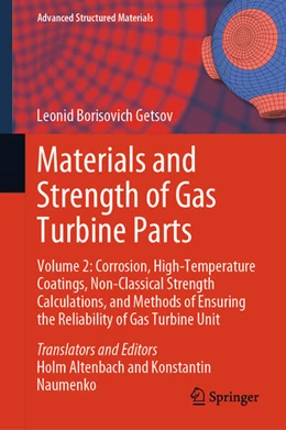 Abbildung von Borisovich Getsov | Materials and Strength of Gas Turbine Parts | 1. Auflage | 2025 | beck-shop.de
