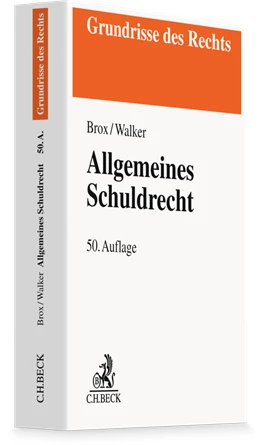 Abbildung von Brox / Walker | Allgemeines Schuldrecht | 50. Auflage | 2026 | beck-shop.de