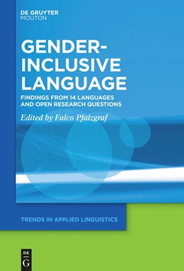 Abbildung von Pfalzgraf | Gender-Inclusive Language | 1. Auflage | 2026 | 47 | beck-shop.de