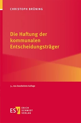 Abbildung von Brüning | Die Haftung der kommunalen Entscheidungsträger | 3. Auflage | 2025 | beck-shop.de
