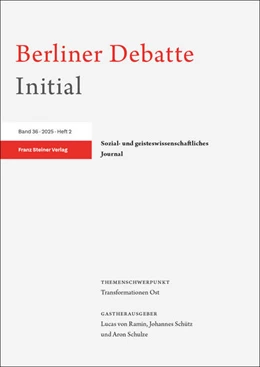 Abbildung von Berliner Debatte Initial 36 (2025) 2 | 1. Auflage | 2025 | beck-shop.de