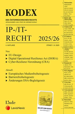 Abbildung von Doralt | KODEX IP-/IT-Recht 2025 - inkl. App | 4. Auflage | 2025 | beck-shop.de