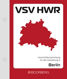 Abbildung von Vorschriftensammlung für die Verwaltung in Berlin (VSV HWR) | 1. Auflage | 2025 | beck-shop.de