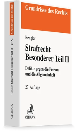 Abbildung von Rengier | Strafrecht Besonderer Teil II | 27. Auflage | 2026 | beck-shop.de