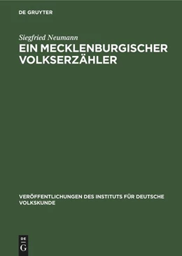 Abbildung von Neumann | Ein Mecklenburgischer Volkserzähler | 2. Auflage | 2022 | beck-shop.de