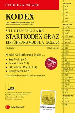 Abbildung von Doralt | KODEX Startkodex Graz 2025/26 - inkl. App | 7. Auflage | 2025 | beck-shop.de