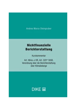 Abbildung von Steingruber | Nichtfinanzielle Berichterstattung | 1. Auflage | 2025 | beck-shop.de