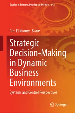 Abbildung von El Khoury | Strategic Decision-Making in Dynamic Business Environments | 1. Auflage | 2026 | beck-shop.de