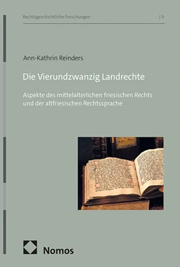 Abbildung von Reinders | Die Vierundzwanzig Landrechte | 1. Auflage | 2025 | 9 | beck-shop.de