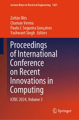 Abbildung von Illés / Verma | Proceedings of International Conference on Recent Innovations in Computing | 1. Auflage | 2025 | beck-shop.de