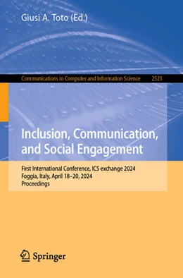 Abbildung von Toto | Inclusion, Communication, and Social Engagement | 1. Auflage | 2025 | beck-shop.de