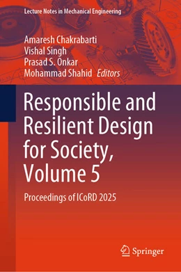 Abbildung von Chakrabarti / Singh | Responsible and Resilient Design for Society, Volume 5 | 1. Auflage | 2025 | beck-shop.de