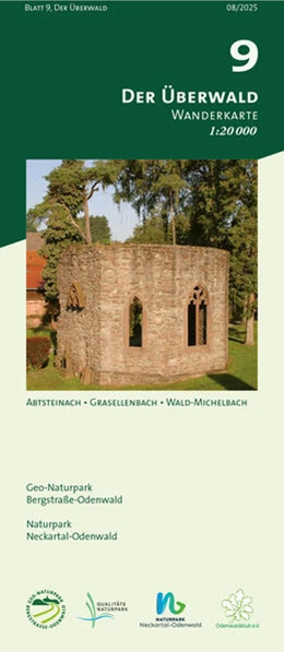 Abbildung von Geo-Naturpark Bergstraße-Odenwald / Naturpark Neckartal-Odenwald | Blatt 9, Der Überwald | 3. Auflage | 2025 | beck-shop.de