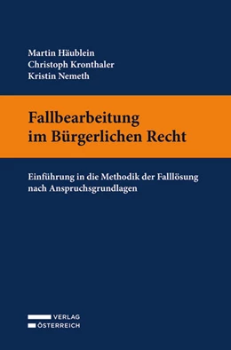 Abbildung von Häublein / Kronthaler | Fallbearbeitung im Bürgerlichen Recht | 1. Auflage | 2025 | beck-shop.de