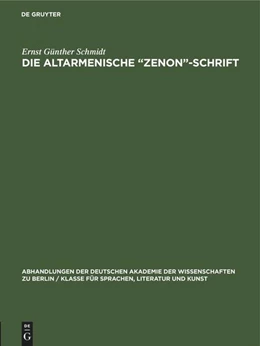 Abbildung von Schmidt | Die Altarmenische 