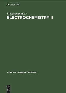Abbildung von Steckhan | Electrochemistry II | 1. Auflage | 2022 | beck-shop.de