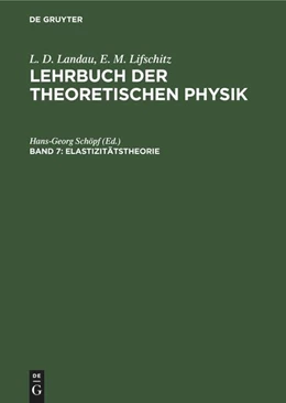 Abbildung von Schöpf / Lifschitz | Elastizitätstheorie | 6. Auflage | 2022 | beck-shop.de