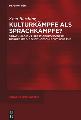 Abbildung von Bloching | Kulturkämpfe als Sprachkämpfe? | 1. Auflage | 2025 | beck-shop.de