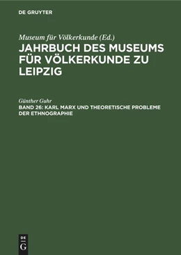 Abbildung von Guhr | Karl Marx und theoretische Probleme der Ethnographie | 1. Auflage | 2022 | beck-shop.de