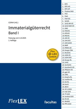 Abbildung von Cerny | FlexLex Immaterialgüterrecht | Band I | 1. Auflage | 2025 | beck-shop.de