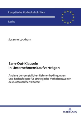 Abbildung von Lockhorn | Earn-Out-Klauseln in Unternehmenskaufverträgen | 1. Auflage | 2025 | beck-shop.de