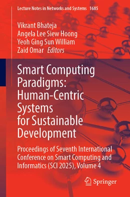 Abbildung von Bhateja / Hoong | Smart Computing Paradigms: Human-Centric Systems for Sustainable Development | 1. Auflage | 2026 | beck-shop.de
