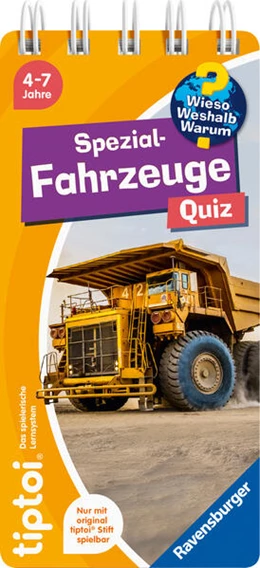 Abbildung von tiptoi® Wieso? Weshalb? Warum? Quiz - Spezialfahrzeuge | 1. Auflage | 2026 | beck-shop.de