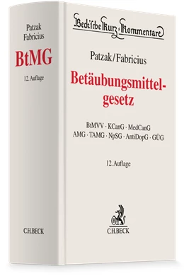 Abbildung von Patzak / Fabricius | Betäubungsmittelgesetz: BtMG | 12. Auflage | 2026 | Band 37 | beck-shop.de