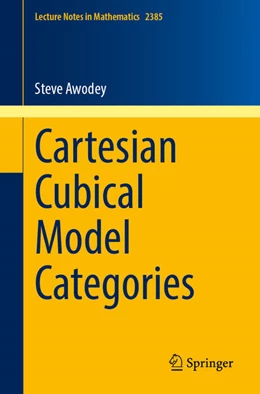 Abbildung von Awodey | Cartesian Cubical Model Categories | 1. Auflage | 2025 | beck-shop.de
