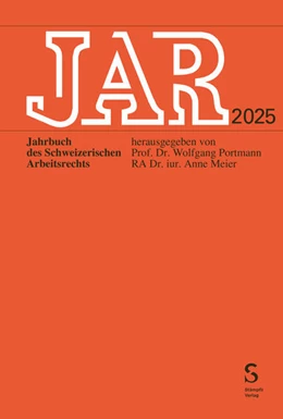 Abbildung von Portmann / Meier | JAR 2025 | 1. Auflage | 2025 | 2025 | beck-shop.de