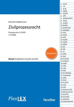 Abbildung von Deixler-Hübner | FlexLex Zivilprozessrecht | Studium | 3. Auflage | 2025 | beck-shop.de