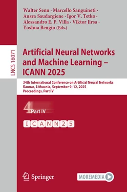 Abbildung von Senn / Sanguineti | Artificial Neural Networks and Machine Learning - ICANN 2025 | 1. Auflage | 2025 | beck-shop.de