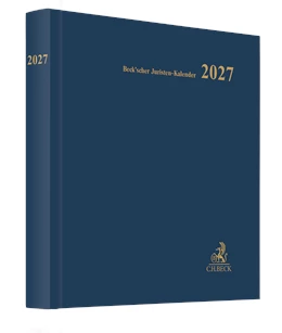 Abbildung von Beck'scher Juristen-Kalender 2027 | 1. Auflage | 2026 | beck-shop.de