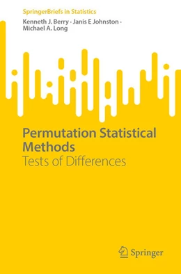 Abbildung von Berry / Johnston | Permutation Statistical Methods | 1. Auflage | 2025 | beck-shop.de