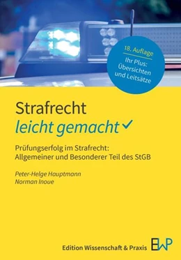 Abbildung von Hauptmann / Inoue | Strafrecht – leicht gemacht | 18. Auflage | 2026 | beck-shop.de