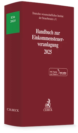 Abbildung von Handbuch zur Einkommensteuerveranlagung 2025: ESt 2025 | 1. Auflage | 2026 | beck-shop.de