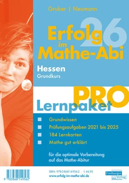 Abbildung von Gruber / Neumann | Erfolg im Mathe-Abi 2026 Hessen Lernpaket 'Pro' Grundkurs | 1. Auflage | 2025 | beck-shop.de