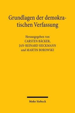 Abbildung von Bäcker / Borowski | Grundlagen der demokratischen Verfassung | 1. Auflage | 2025 | beck-shop.de