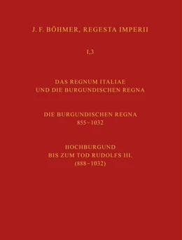 Abbildung von Zielinski | Regesta Imperii. I. Die Regesten des Kaiserreichs unter den Karolingern 751-918 (987/1032) | 1. Auflage | 2025 | beck-shop.de