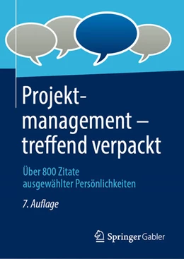 Abbildung von Springer Fachmedien Wiesbaden Gmbh | Projektmanagement - treffend verpackt | 7. Auflage | 2025 | beck-shop.de