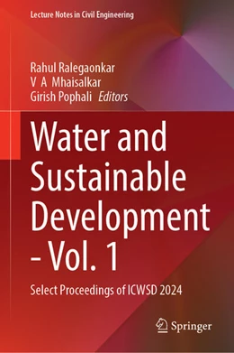 Abbildung von Ralegaonkar / Mhaisalkar | Water and Sustainable Development - Vol. 1 | 1. Auflage | 2026 | beck-shop.de