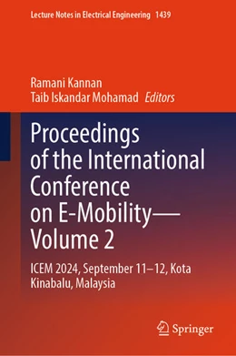 Abbildung von Kannan / Mohamad | Proceedings of the International Conference on E-Mobility-Volume 2 | 1. Auflage | 2025 | beck-shop.de